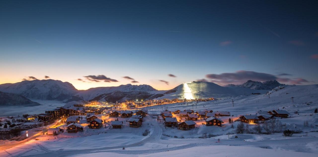 Hotel Le Refuge Alpe d'Huez Exteriör bild