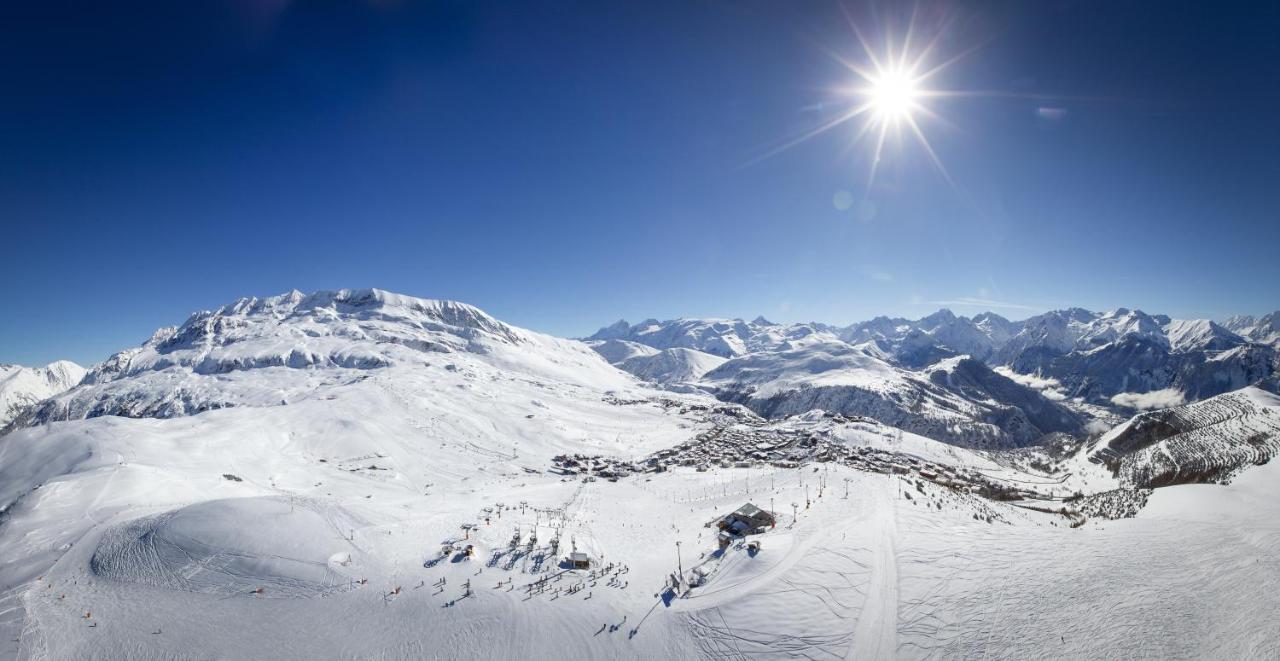 Hotel Le Refuge Alpe d'Huez Exteriör bild